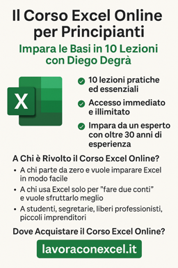 Il corso Excel online per principianti che cambierà il tuo modo di lavorare