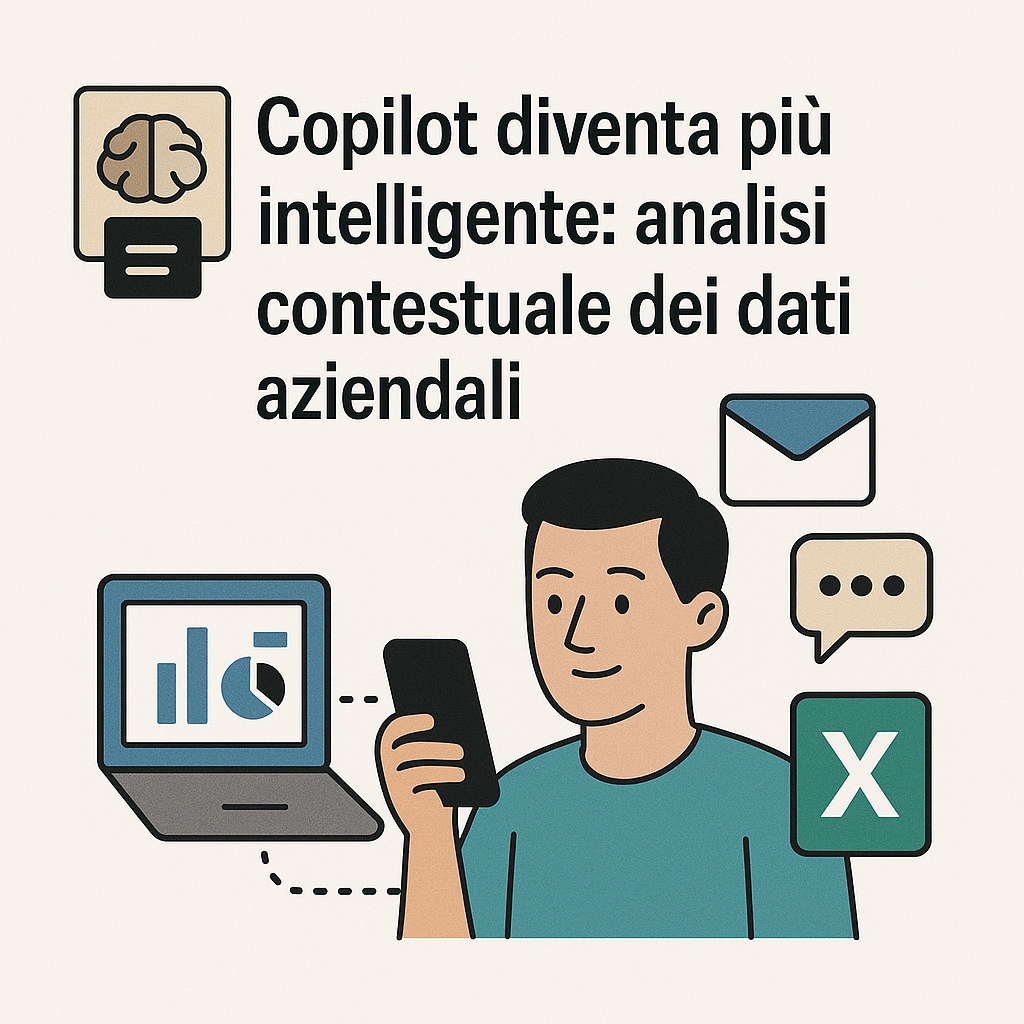 Copilot diventa più intelligente: analizza il contesto aziendale