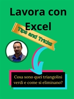 Triangolini verdi nelle celle di Excel